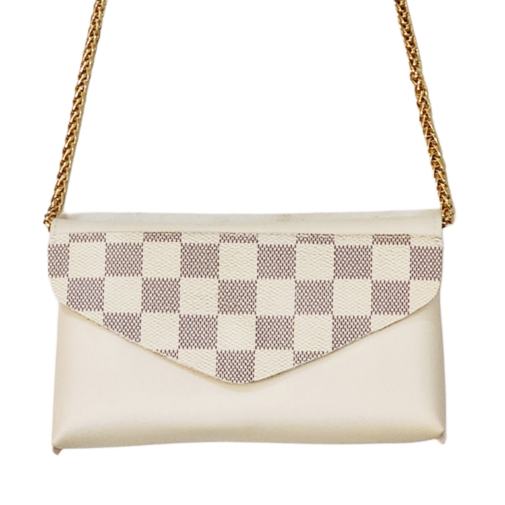 Louis Vuitton Leather Repurposed on Ivory Convertible Bum/Belt/Crossbody Bag - Picture 4 of 11